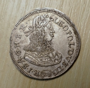 Top - XV  krejcar, 1659, Wien,  1/1+, R!