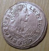 Top - XV  krejcar, 1660, Wien,  1/1, RR!