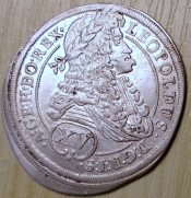 Top - XV  krejcar, 1693, Wien,  1/1, 