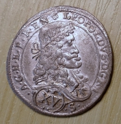 Top - XV  krejcar, 1693, Sv. Vít  1/1, RRR!