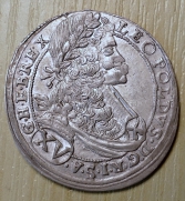 Top - XV  krejcar, 1694, Sv.  Vít  1/1, RR!