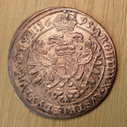 XV  krejcar 1695,  Wien,  1/1