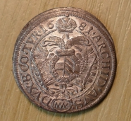 VI krejcar  1681,  Wien ,  1/1-