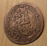 VI krejcar  1684, Graz,  2/2