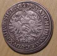 XV  krejcar  1693,  Břeh,  1/1, R!