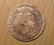 3 krejcar  1661,  Vratislav,  -1/1