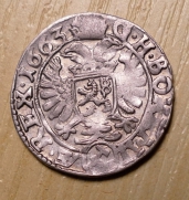 3 krejcar  1663, K.Hora,  1/1