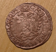 3 krejcar  1684, K.Hora,  1/1