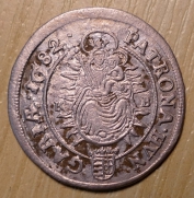 VI krejcar  1682, K.B., 1/1-,  R!