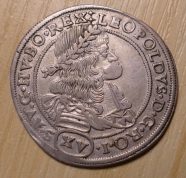 XV  krejcar  1687,  Nagy  Banya,  1/1